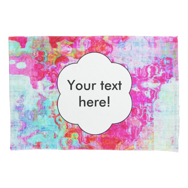 Rosa Textur Kissenbezug (Vorderseite)