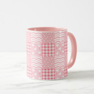 Rosa Texturen Tasse