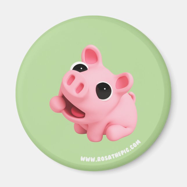 Rosa the Pig is Hungry Magnet (Vorne)