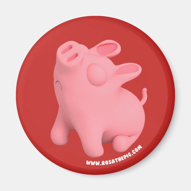 Rosa the Pig is Sno Magnet (Vorne)