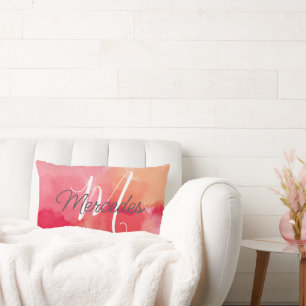 rosa Theme für die Abstrakte benutzerdefinierte Ge Lendenkissen