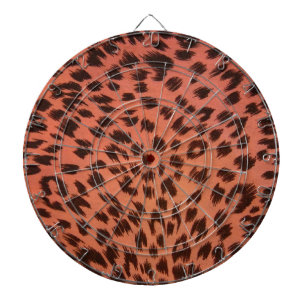 ROSA TIERDRUCK DARTSCHEIBE