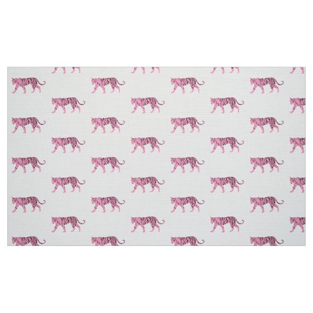Rosa Tiger Stoff (Fat Quarter (45,7 x 55,9 cm))
