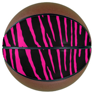 Rosa Tiger Streifen Basketball