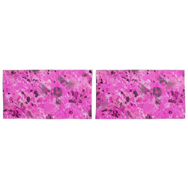 Rosa Tinte Kissenbezug (Vorderseite-Set)