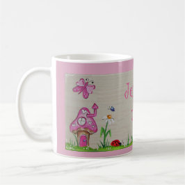 Rosa Toadstool-Tasse Kaffeetasse