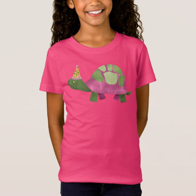 Rosa Tortoise Shirt | Turtle Birthday (Vorderseite)