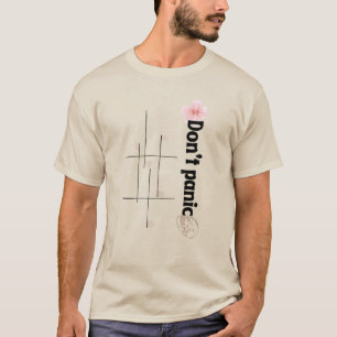 Rosa Totenkopf-Kirschblüten-Kunst T-Shirt