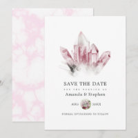 Rosa Tourmaline und Marmorhochzeit