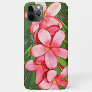 Rosa tropische Frangipani-Kunst Case-Mate iPhone Hülle