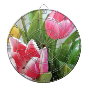 Rosa Tulips, Blumenstrauß, Blume Dartscheibe