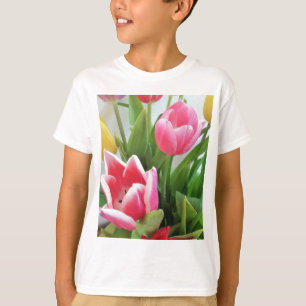 Rosa Tulips, Blumenstrauß, Blume T-Shirt
