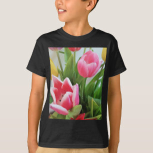 Rosa Tulips, Blumenstrauß, Blume T-Shirt
