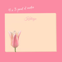Rosa Tulpe Benutzername Post-it-Notizen