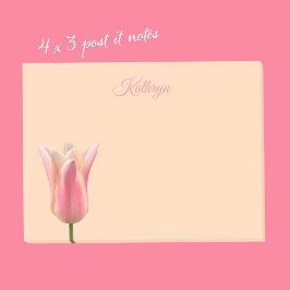 Rosa Tulpe Benutzername Post-it-Notizen Post-it Klebezettel