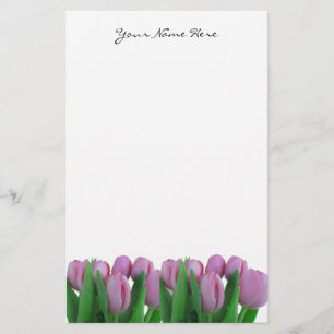 Rosa Tulpe-Briefpapier Briefpapier