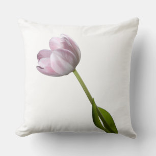 Rosa Tulpen-Foto-Wurfkissenbezug Kissen