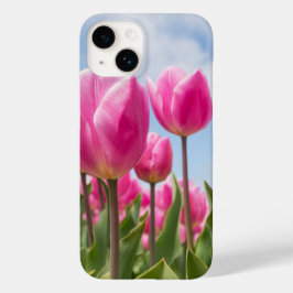 Rosa Tulpen iPhone-Hülle – Florale Naturästhetik Case-Mate iPhone 14 Hülle