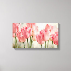 Rosa Tulpen Leinwanddruck