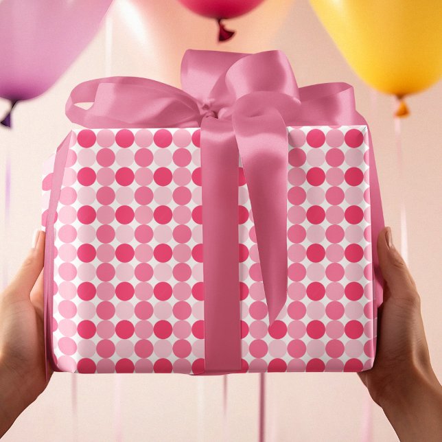 Rosa Tupfen Geschenkpapier (Von Creator hochgeladen)