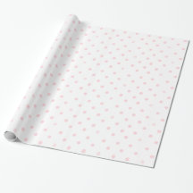 Rosa Tupfen-Geschenkpapier