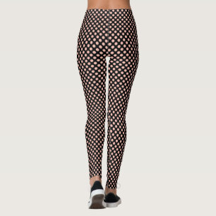 Rosa Tupfen Leggings