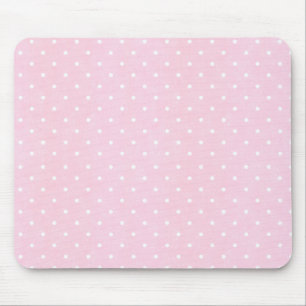 Rosa Tupfen Mousepad