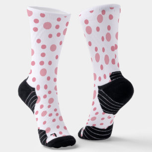 Rosa Tupfen-Socken Socken