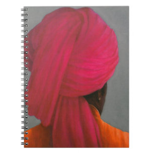 Rosa Turban Notizblock