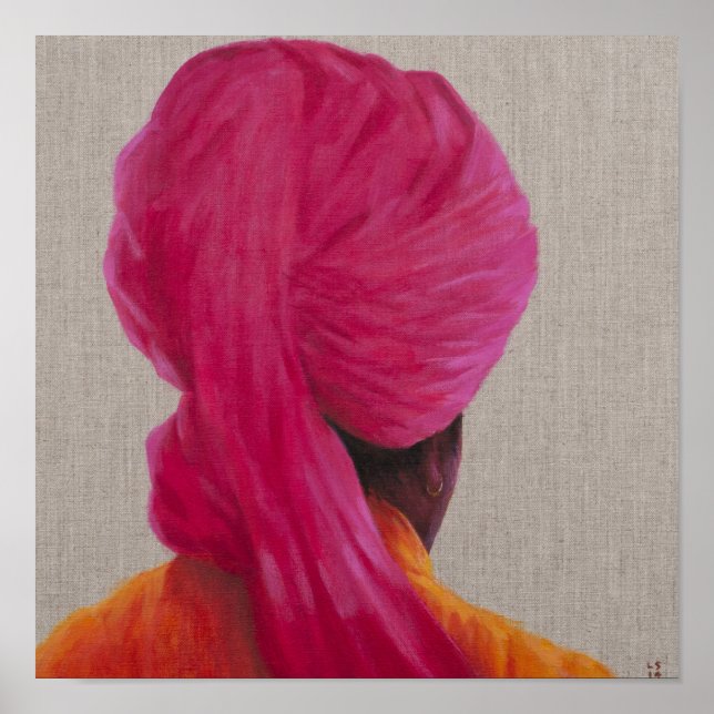 Rosa Turban Orange Jacket 2014 Poster (Vorne)