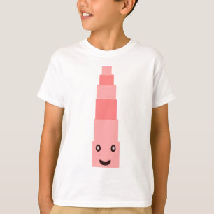 Rosa Turm Montessori T-Shirt