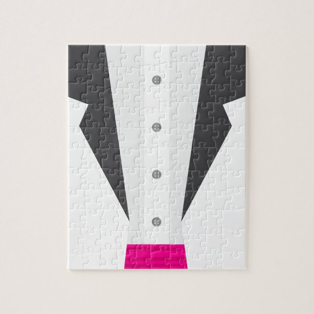 Rosa Tuxedo Puzzle (Vertikal)