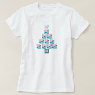 ROSA u. AQUAMARINER Weihnachtsbaum! T-Shirt
