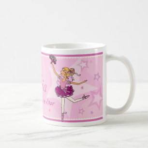 Rosa u. blonde Mädchen-Tasse des Tasse