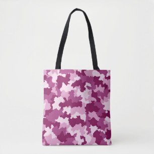 Rosa u. lila Tarnungs-Muster-Taschen-Tasche