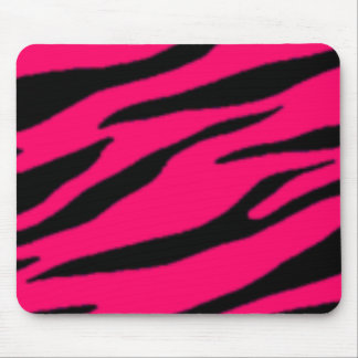Rosa u. schwarzer Zebra Mousepad