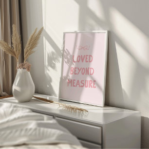 Rosa 'Über alles geliebt' Wandbild-Druck Poster