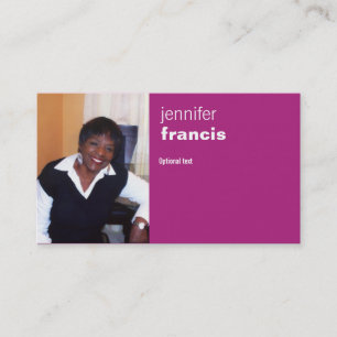 Rosa Überfahrt-Visitenkarte Visitenkarte