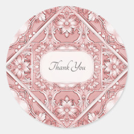 Rosa Umschlag Aufkleber