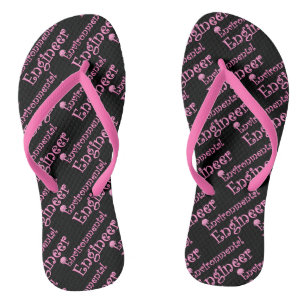 Rosa Umwelttechniker Flip Flops