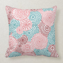 Rosa und aquamariner Gekritzel-Zickzack wunderlich