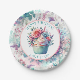 Rosa und Aquamarines Shabby Chic Party Pappteller