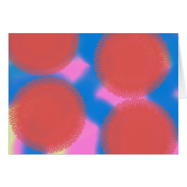 Rosa und Blau 56789 abstrakte Kunst (Vorderseite (Horizontal))