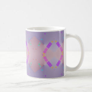 Rosa und Blau mit einem Prise Lavendel Tasse