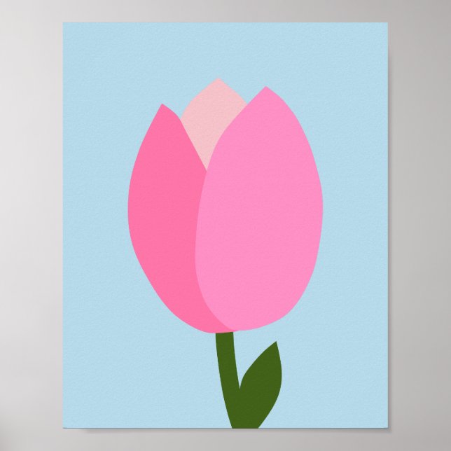 Rosa und blau poster (Vorne)