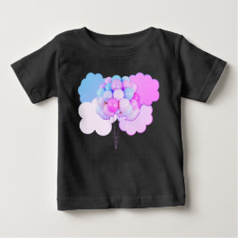 Rosa und blaue Balkone in Clouds Baby T - Shirt