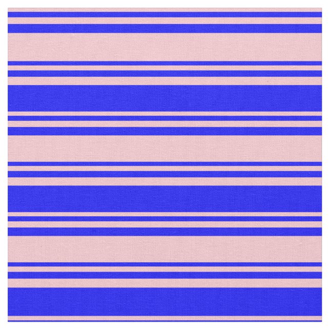 Rosa und blaue Farbmuster der Streifen Stoff (Nahaufnahme)