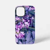 Rosa und blaue florale PopSocket