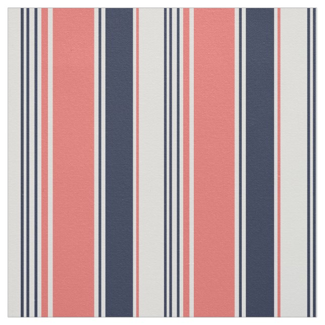 Rosa und blaue moderne Streifen Stoff (Muster)