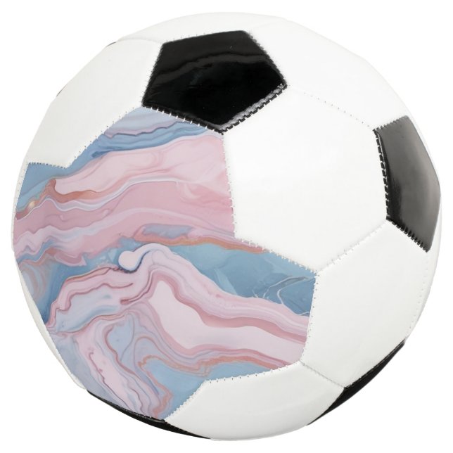 Rosa und blaue Pastellfarben | Fußball (Dreiviertel)